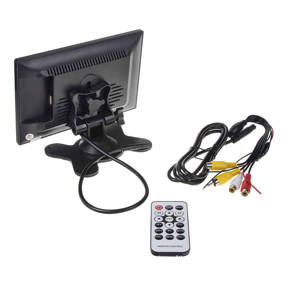 LCD monitor 7" na palubní desku s microSD/USB/FM modulátor/Bluetooth