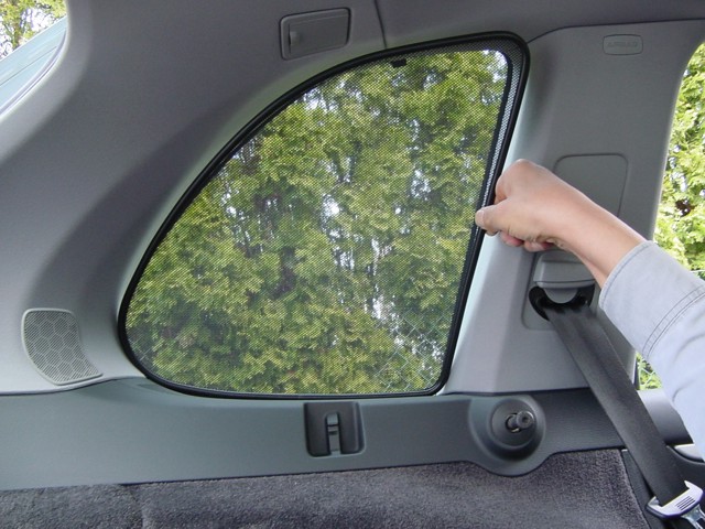 Sluneční clony sada - zadní dveře, zadní okna, páté dveře, Škoda Kodiaq