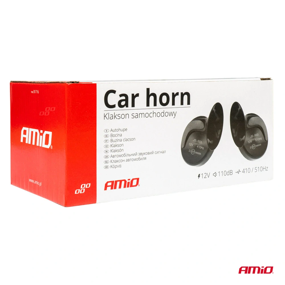 KLAKSON DO AUTA SNAIL  12V (2 KS) 