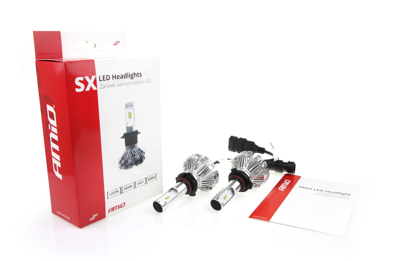 LED HEADLIGHT ŽÁROVKY HB4 6000 K / 3200 LM SX SERIES