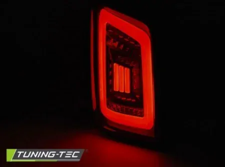 ZADNÍ SVĚTLA VW T5 2003-2015, LED BAR, KOUŘOVÉ, ČERVENÉ