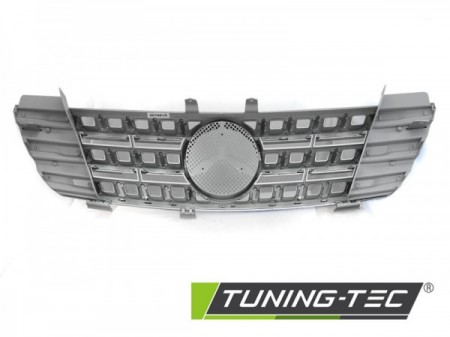 PŘEDNÍ MASKA MERCEDES W164 2005-2008, STŘÍBRNÁ-CHROMOVÁ