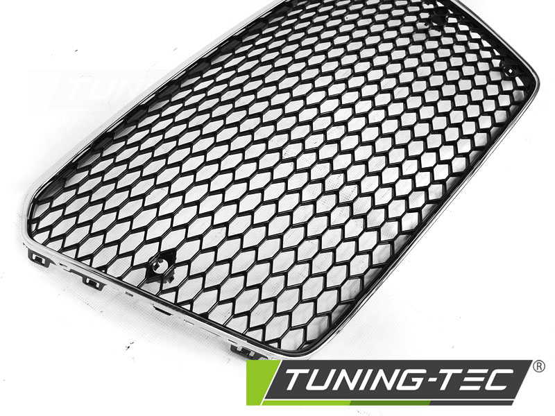 PŘEDNÍ MASKA AUDI A5 2011-2016, RS5 STYLE, ČERNÁ, CHROM