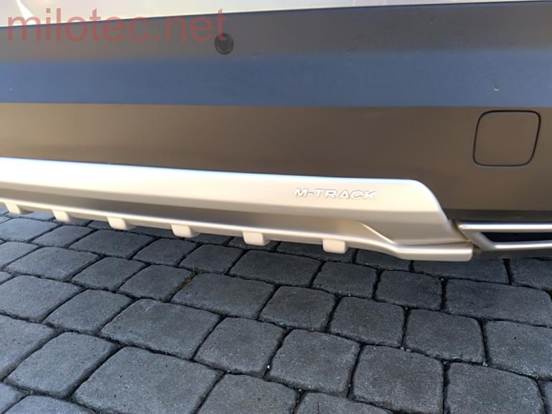 Difuzor zadního nárazníku - stříbrný matný, Kodiaq