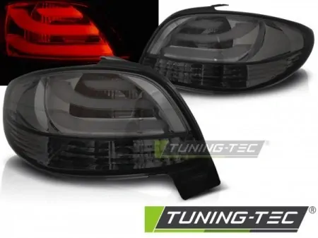 ZADNÍ SVĚTLA, LAMPY LED PEUGEOT 206, 1998-, KOUŘOVÉ