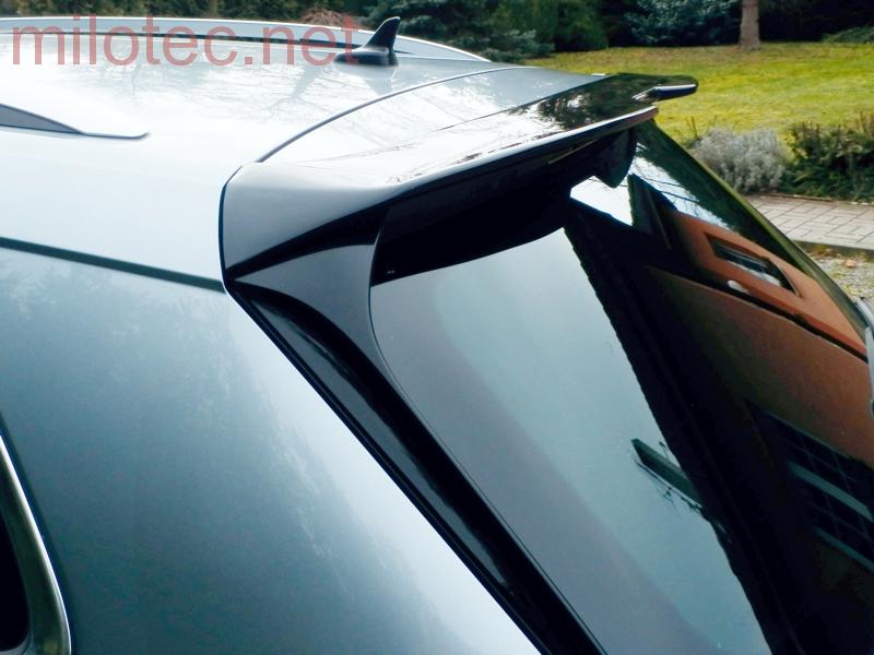 Střešní spoiler - černý lesklý "klavírlak", Kodiaq