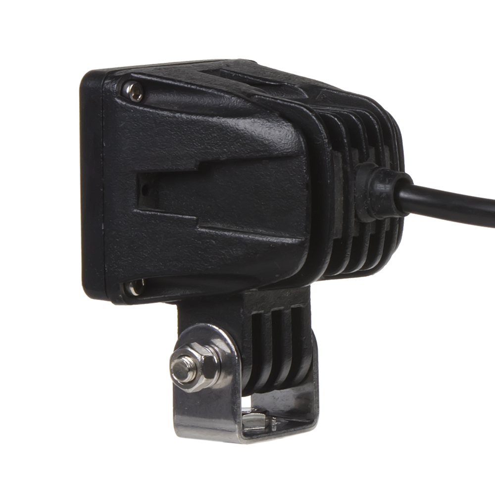 LED světlo hranaté (i na motocykl), 1x 10W, 50x50x65mm, ECE R10