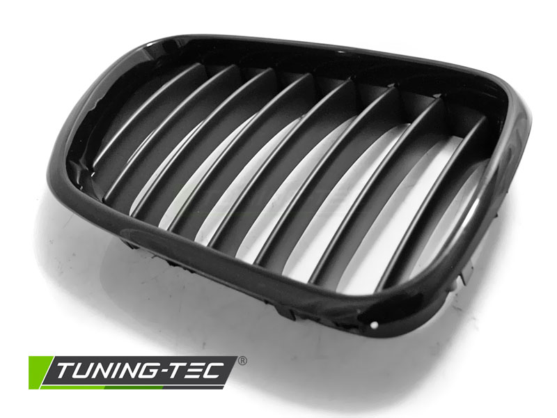 PŘEDNÍ MASKA, LEDVINKY BMW X5 E53, 1999-2003, ČERNÝ LESK/MAT