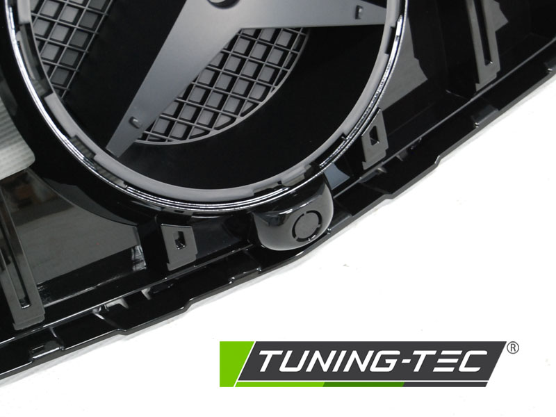 PŘEDNÍ MASKA MERCEDES GLC W253 2015-, GT-R STYL, LESKLE ČERNÁ