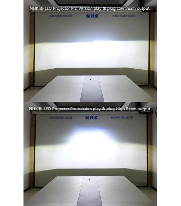 NHK® PRO BiLed projektory 2,8", 12V, 40W, 5500K, kompaktní rozměry, sada 2kusy.
