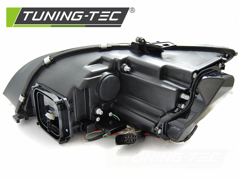 PŘEDNÍ SVĚTLA AUDI TT, 2006-2010, S LED DYNAMICKÝM BLINKREM, XENON, ČERNÉ