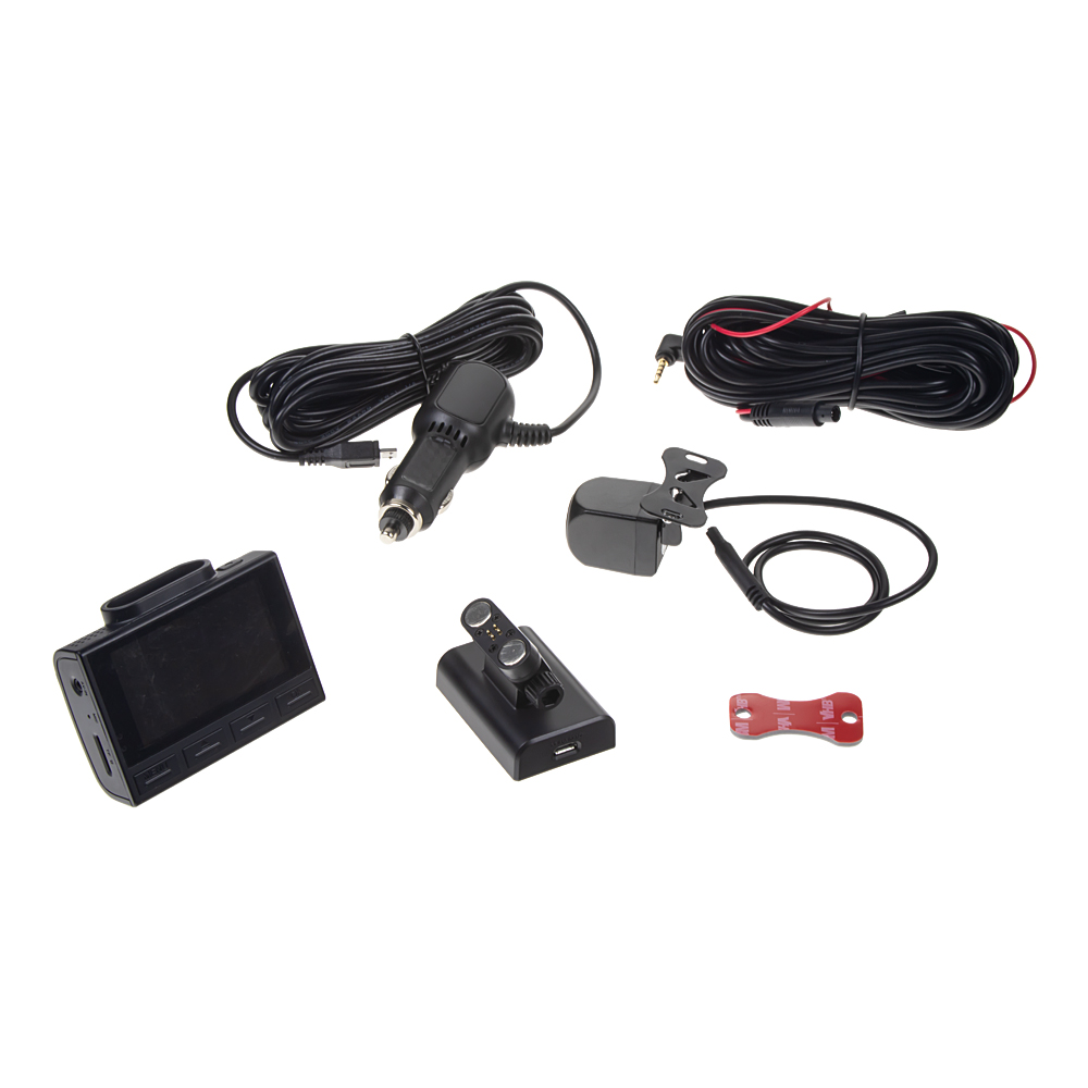 DUAL 2K kamera s 2,45" LCD, GPS, WiFi, české menu