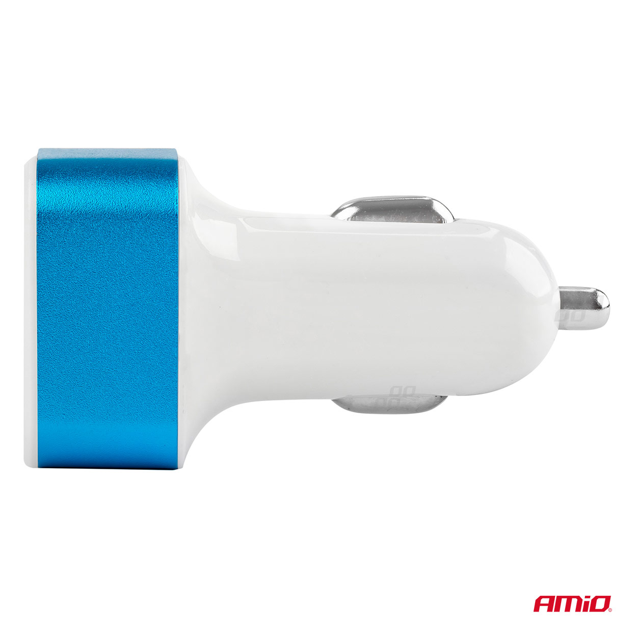 Autonabíječka mobilního telefonu s 2xUSB + tester napětí akumulátoru TEST-04