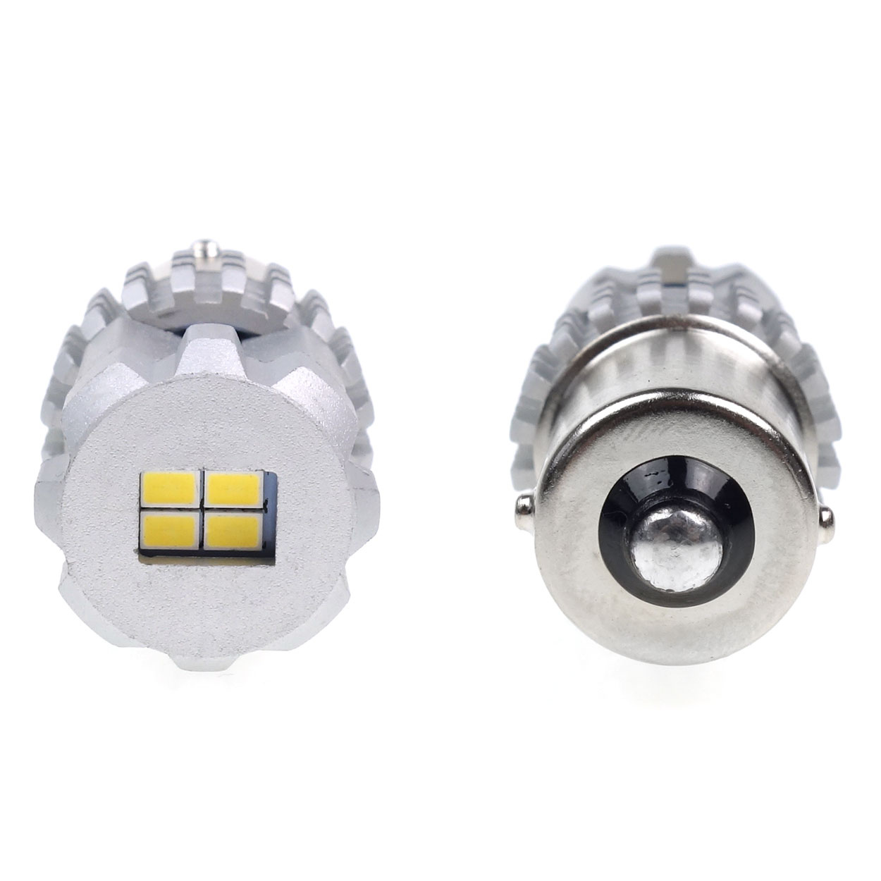 CAN-BUS diodové žárovky BA15S - 12 SMD LED 3020 - bílé (2 ks) - Amio