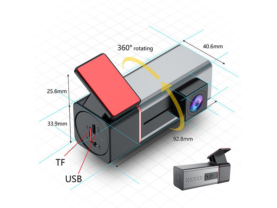 FULL HD kamera univerzální, WI-FI