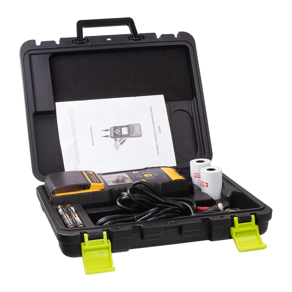 Tester akumulátorů CarClever s tiskárnou 3v1