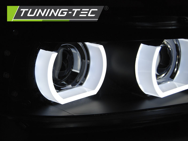 Přední světla BMW E90 / E91 09-11 XENON LED DRL černá s AFS