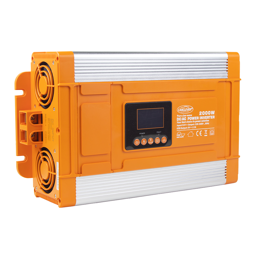 Sinusový měnič napětí  12/230V, 2000W/displej