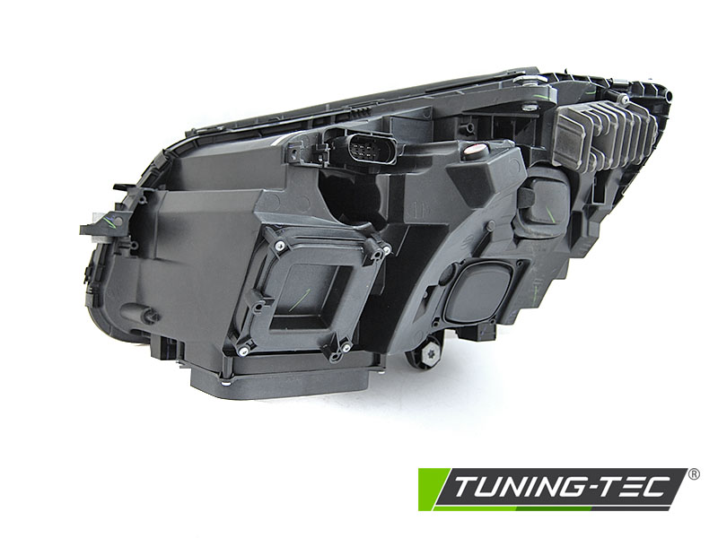 PŘEDNÍ SVĚTLA MERCEDES C  W205 2014-2018, ČERNÉ S LED DENNÍMI SVĚTLY