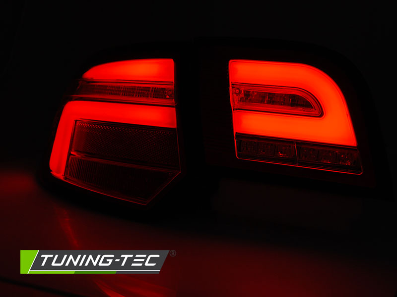 Zadní světla-Audi 8P 5D 03-08 - červená/bílá LED BAR SEQ SPORTBACK