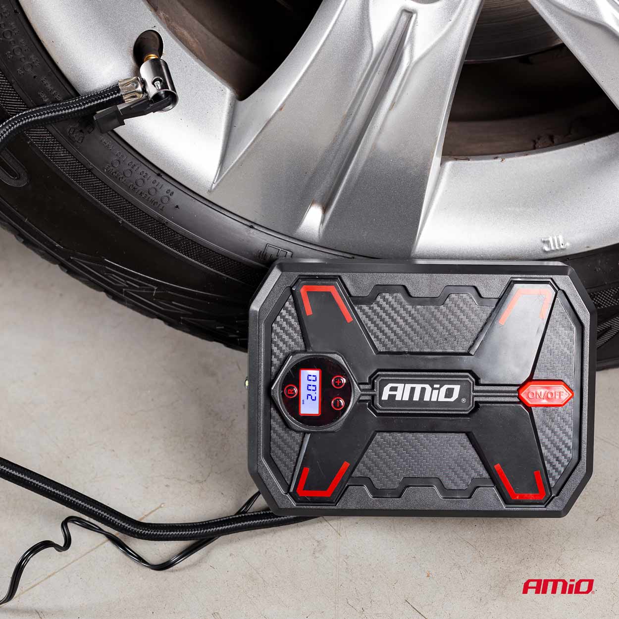 Programovatelný digitální kompresor AMIO ACOMP-11, 12V, 10 bar / 150 PSI