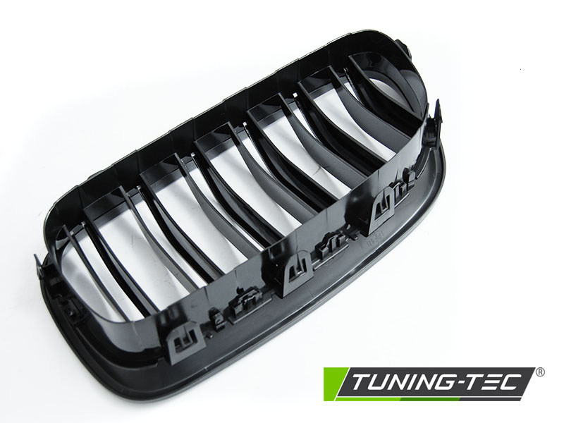 PŘEDNÍ MASKA, LEDVINKY BMW F10, F11, 2010-2016, SPORT STYLE, LESKLÁ ČERNÁ