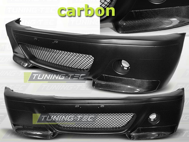 PŘEDNÍ NÁRAZNÍK CSL LOOK CARBON, BMW E46 COUPE, 1999-2005
