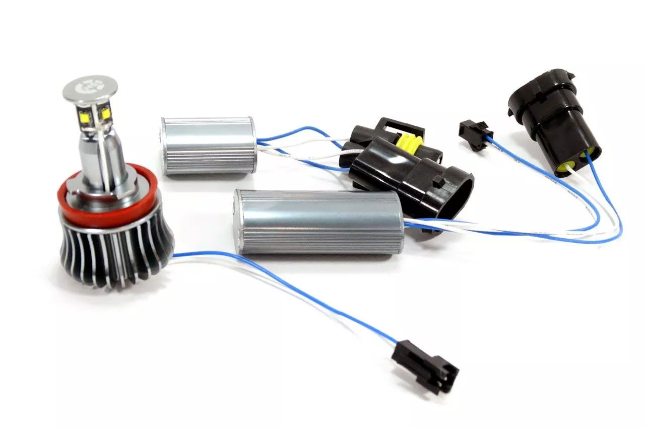 LED markery H8 BMW 5 E60 | E61 (2007 - 2010) - 4 LED CREE 20 Watt (2 ks) 