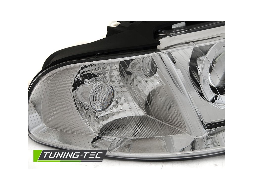 Přední světlo Audi A4 B5 99-00 TYC - chrom LEVÉ