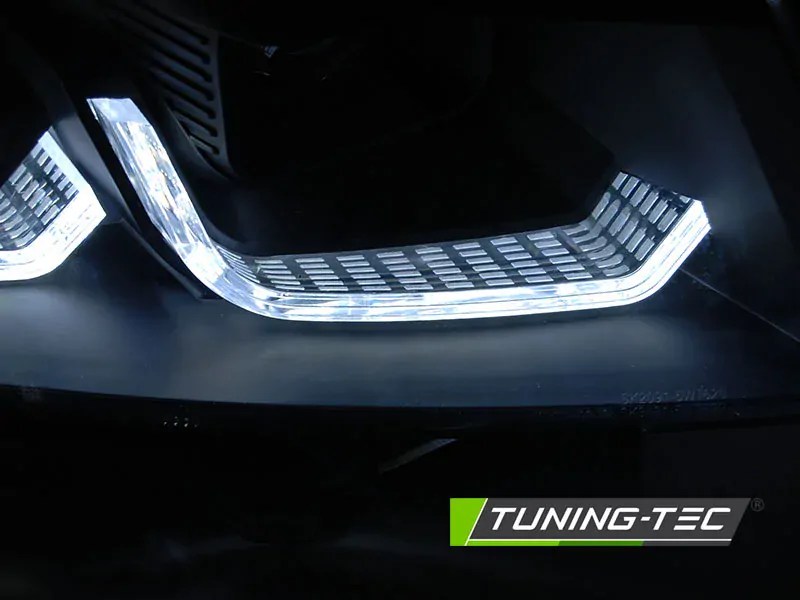 Přední světla VW T6.1 20- TUBE LIGHT DRL SEQ černá