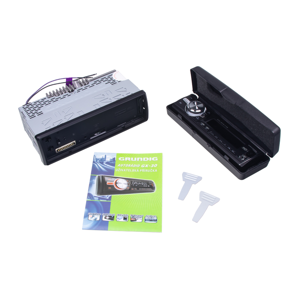 GRUNDIG autorádio bez mechaniky / USB / SD / AUX / odním.panel