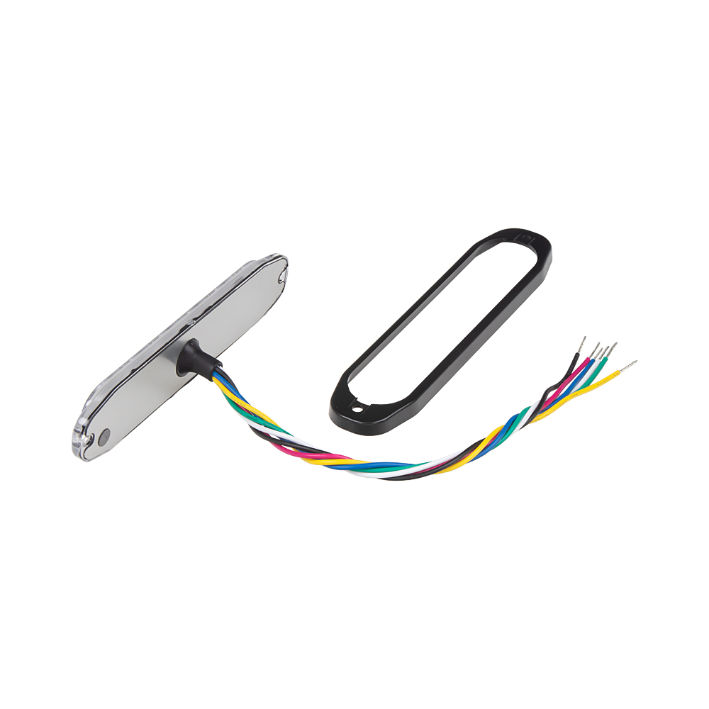 PROFI SLIM výstražné LED světlo vnější, modro-červené, 12-24V, ECE R10