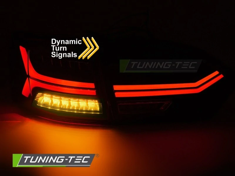 Zadní LED světla, světlomety, lampy VW Jetta VI, 2011-2014, SEQ, červené