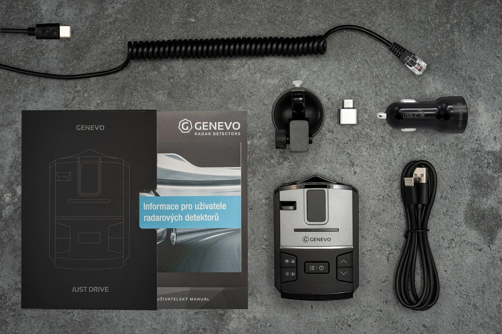 GENEVO MAX přenosný antiradar, záruka 5 let