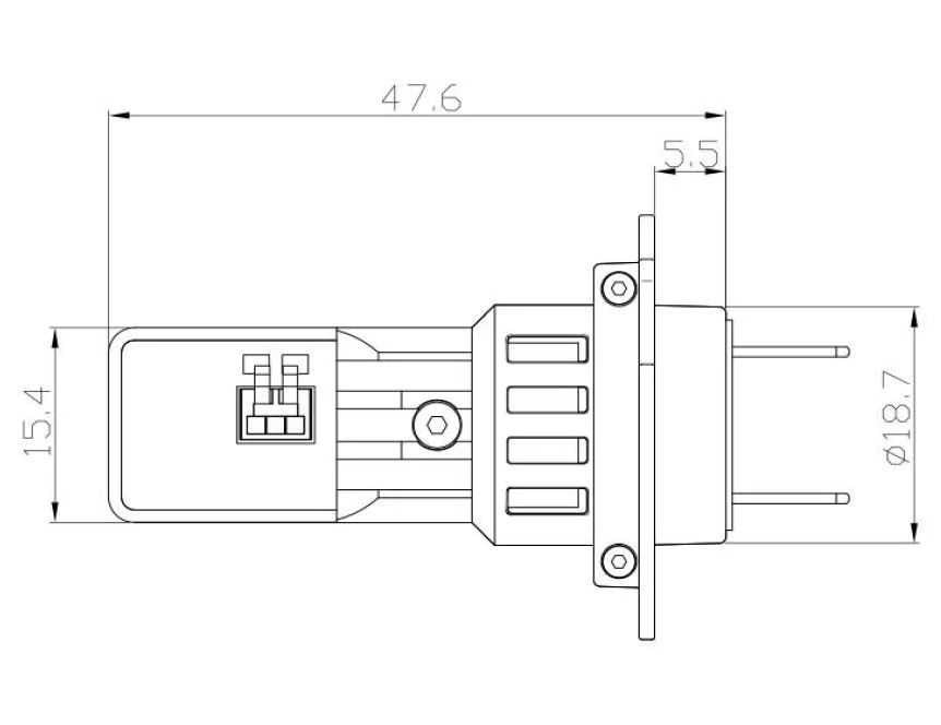 V22 TST LED H7 bílá, 12/24V, 6000LM