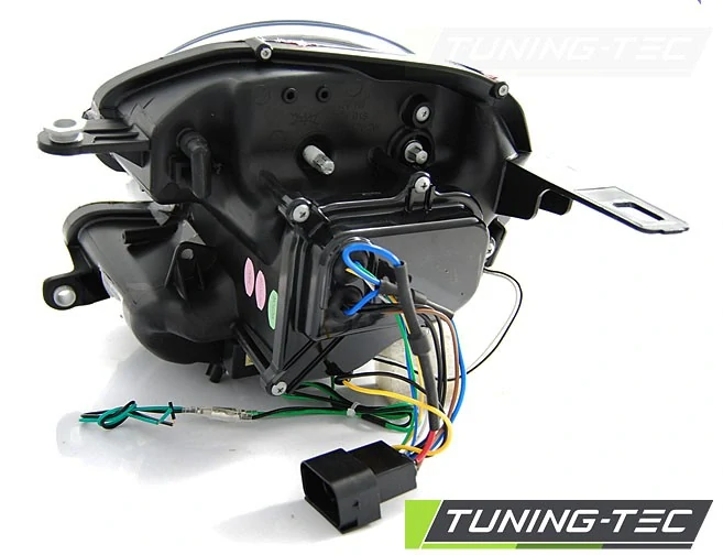 Přední světlomety, světla, lampy Mini Cooper 2006-2014, TUBE Light, černé black, LPMC09