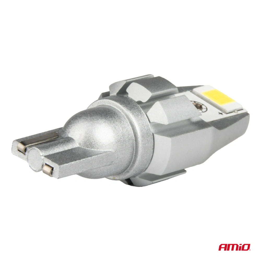 LED žárovky W16W T15 AMIO CAN-BUS 2 SMD LED, bílé 6000K, 2 ks