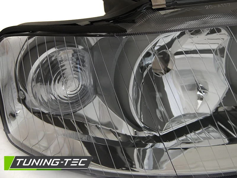 Přední světlo Audi A3 8L 00-03 TYC - chrom PRAVÉ