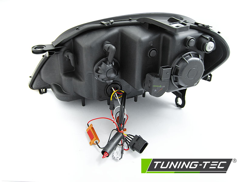 Přední světla Mercedes Benz W164 ML M-CLASS 09-11 TUBE LIGHT SEQ černá