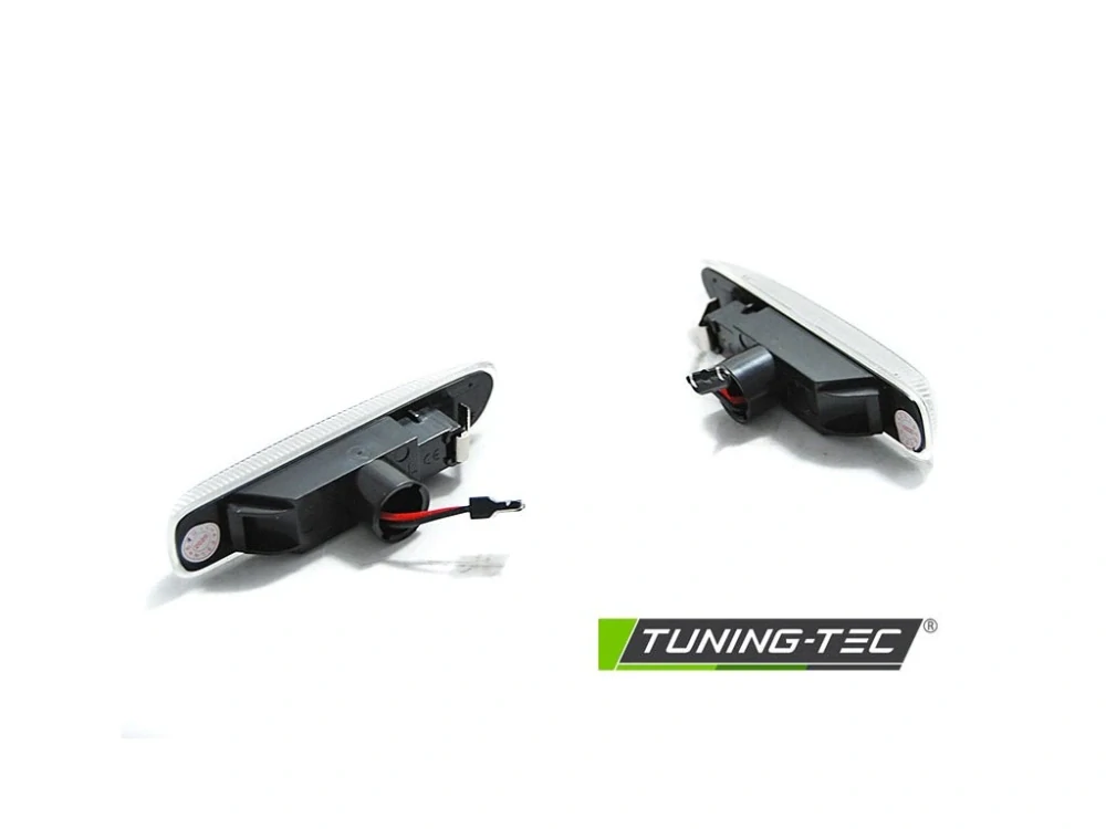 Boční blikače BMW E46 LED SEQ chrom