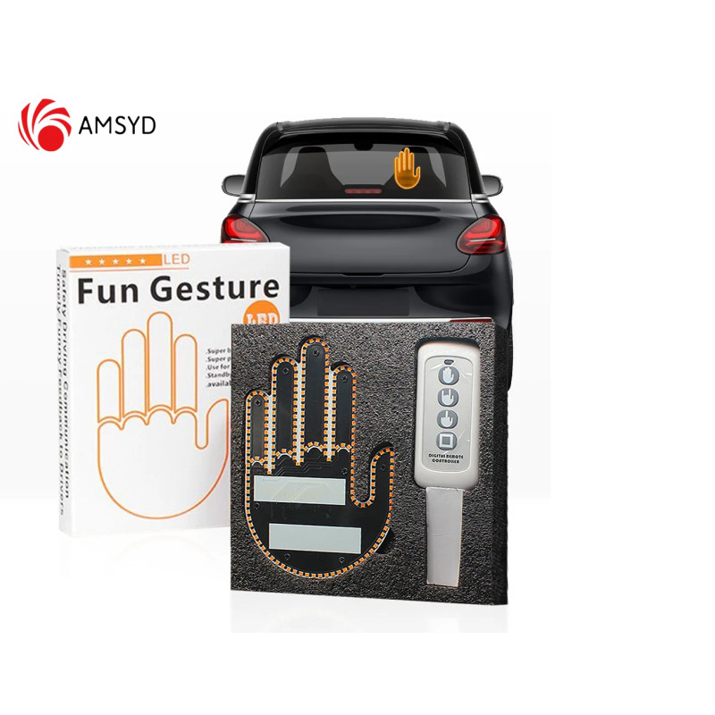 LED ruka-ukazatel ručních gest, 203 LED, 3 gesta, dálkové ovládání