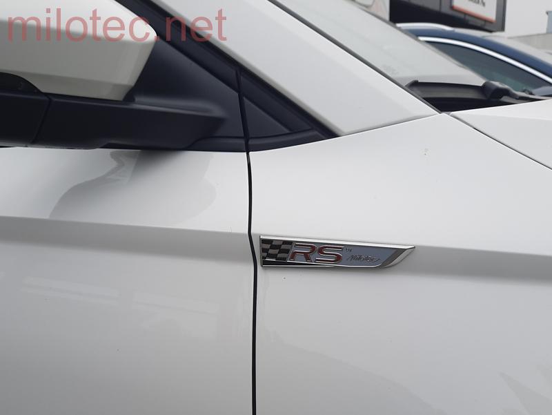 Emblém RS by Milotec, Fabia III. + IV., Octavia IV., Superb III. + IV., Scala, Kodiaq, Karoq, Kamiq