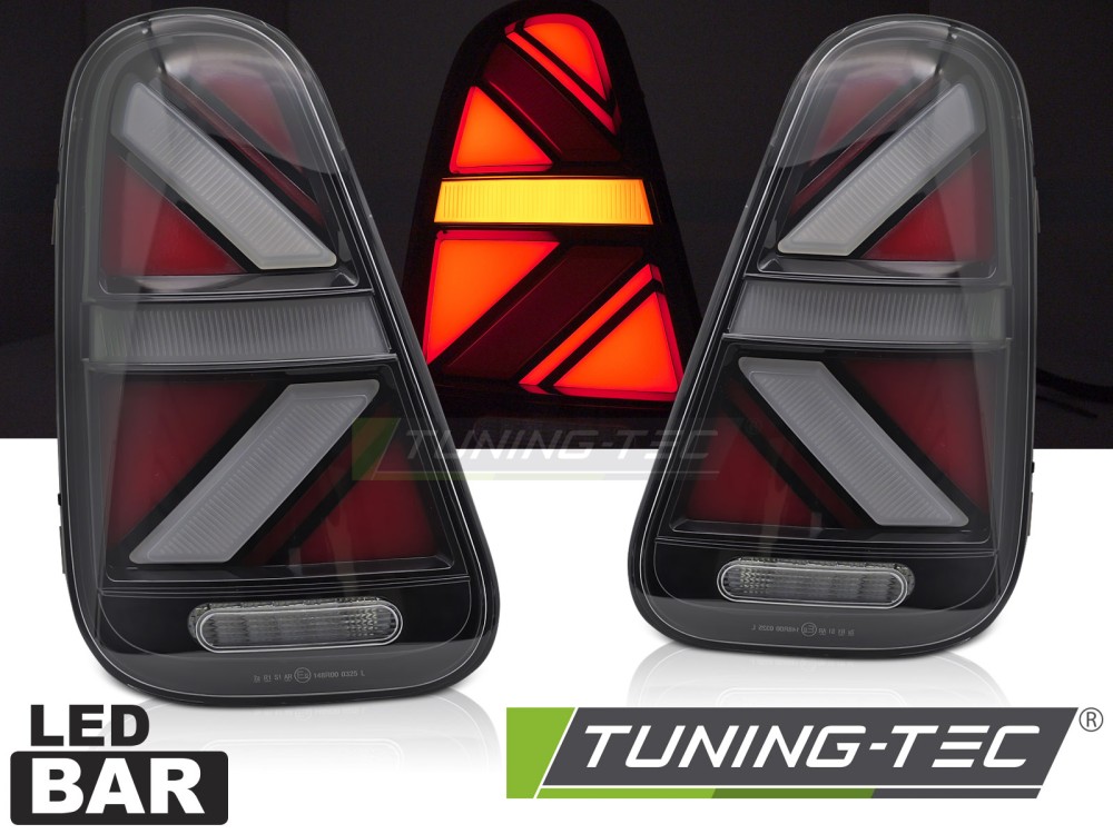 Zadní světla Mini Cooper R50, R52, R53 01-06 kouřové LED BAR