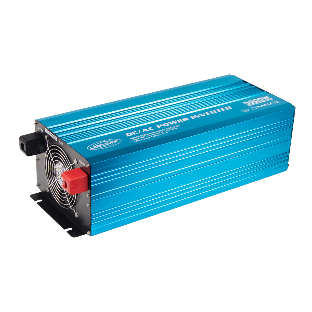 Sinusový měnič napětí z 24/230V + USB, 5000W