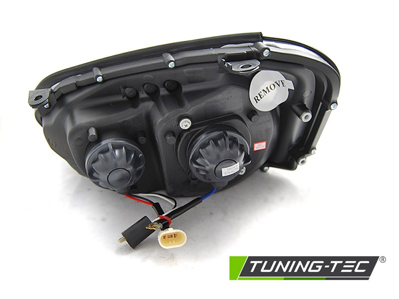 Přední světla, světlomety, lampy Subaru Impreza GD, 2003-2005, Tube Light, černé