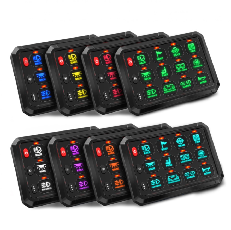 Multipřepínač 12/24V, 12-kanálový, 80A