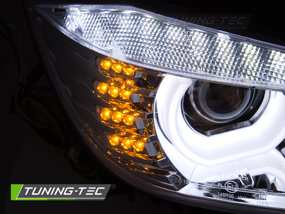 Přední světla s U-TYPE LED BMW F30/F31 2011-2015 chrom
