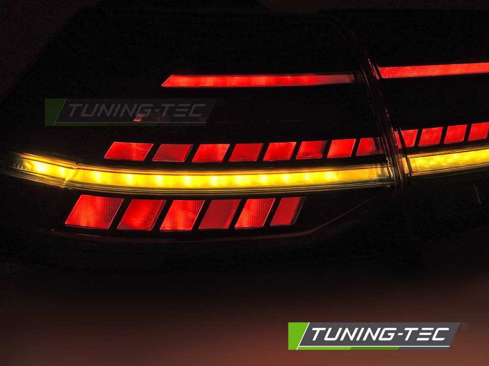Zadní LED světla, světlomety, lampy VW Golf 7, 2013-2019, SEQ, červené