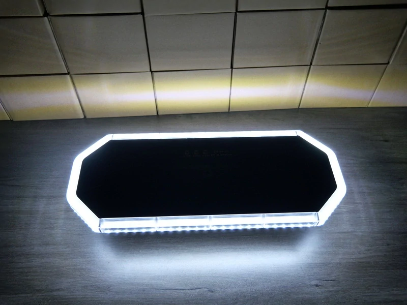 LED rampa 440mm, oranžovo bílá, 10-30V, ECE R65