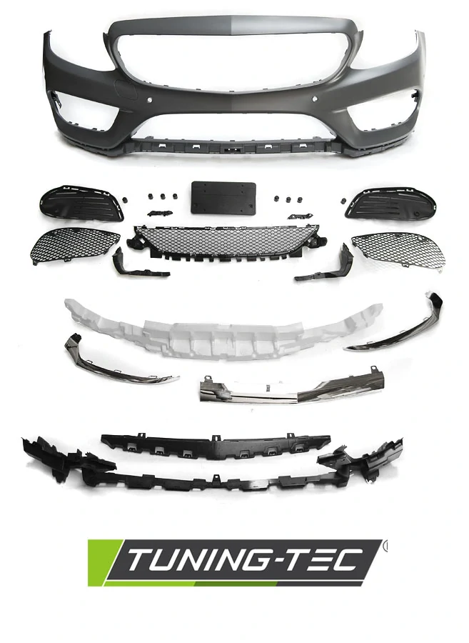 Přední nárazník AMG Style Mercedes W205, 2014- s PDC